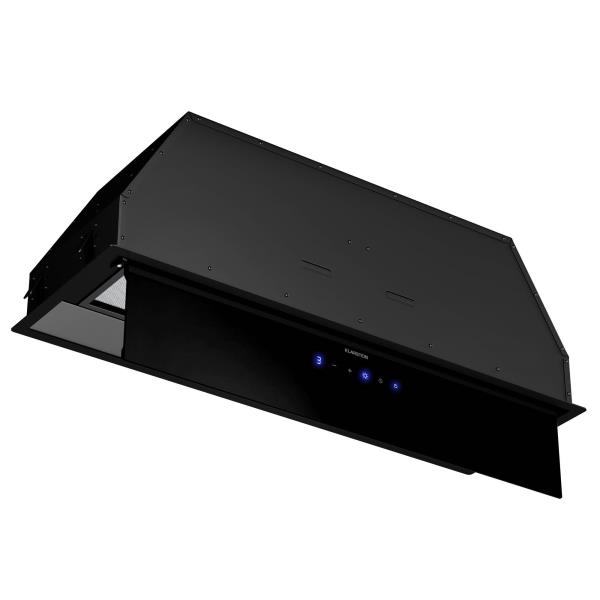 Klarstein Okap/wyciąg Ventimate, sterowanie dotykowe, tryb otwarty/zamknięty, EEK A+, 3 poziomy, LED, cichy