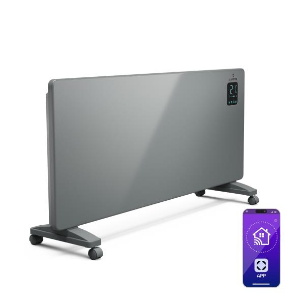 Klarstein Bansin Smart 2500 grzejnik konwektorowy, 2500 W, sterowanie za pomocą aplikacji, 5- 50°C, wyświetlacz LED, ekran dotykowy