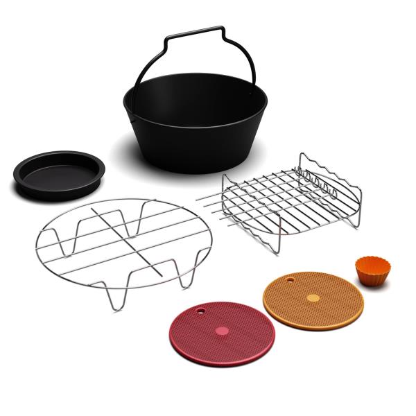 Klarstein AeroVital Deluxe Colour Touch zestaw akcesoriów, 6 elementów, do kontaktu z żywnością , możliwość mycia w zmywarce