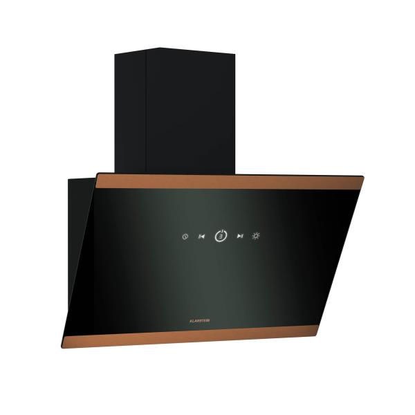 Klarstein FlashLine 60 okap wyciągowy, A++, 524 m³/h, 3 stopnie, ekran dotykowy, tryb otwarty/zamknięty, 100 W