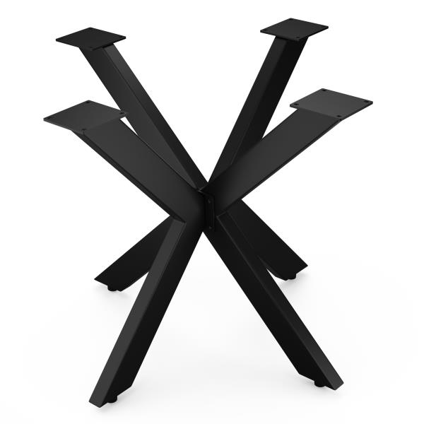 Blumfeldt UrbanFodge TRIPLE X nogi do stołu, nowoczesny design, idealne do projektów DIY, nośność 200 kg