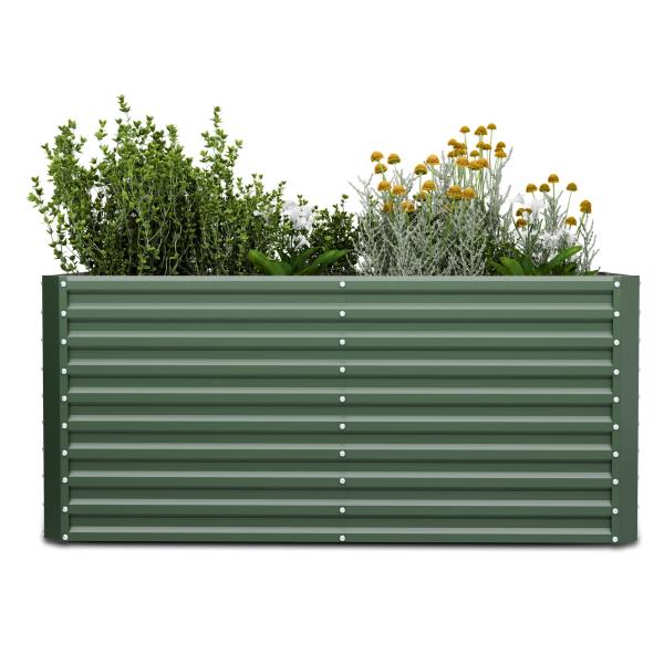 Blumfeldt High Grow Straight grządka podwyższona, 1800 l, ergonomiczna, odporna na warunki atmosferyczne, otwarte dno