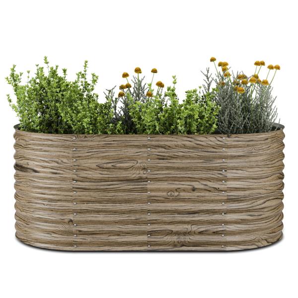 Blumfeldt High Grow grządka podwyższona, 1169 l, ergonomiczna, odporna na warunki atmosferyczne, okrągła