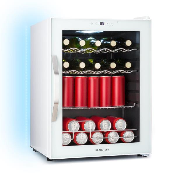 Klarstein Coachella 60 Smart lodówka, Wi-Fi, LED, 3 pólki, podświetlenie, klasa energetyczna E