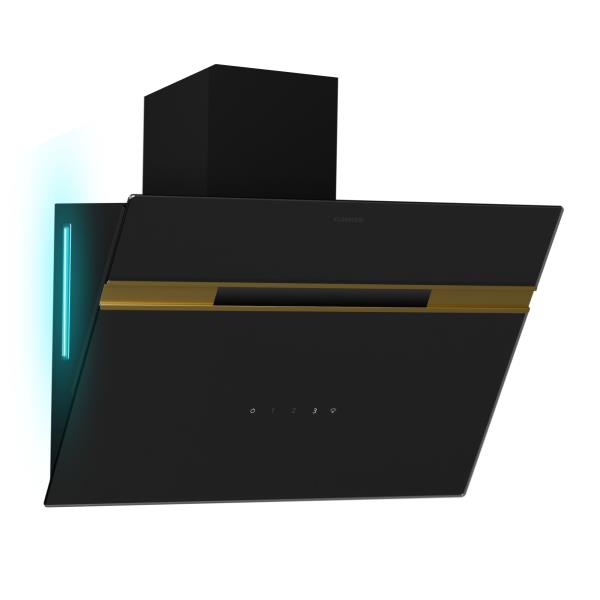 Klarstein Alina okap kuchenny, klasa energetyczna A, dotykowy, oświetlenie LED, wyciąg/pochłaniacz, 600 m³/h