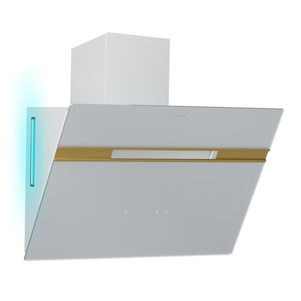 Klarstein Alina okap kuchenny, klasa energetyczna A, dotykowy, oświetlenie LED, wyciąg/pochłaniacz, 600 m³/h