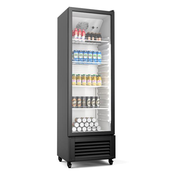 Klarstein GrandCooler lodówka na napoje, 306 l, oświetlenie LED, kółka, 4 półki
