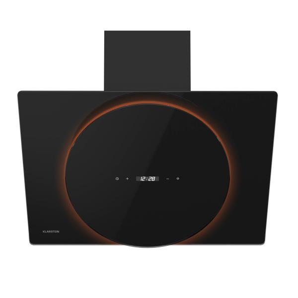 Klarstein Total Eclipse okap/wyciąg, Oświetlenie LED, Dotykowy, 594,2 m³/h, Tryb otwarty/zamknięty