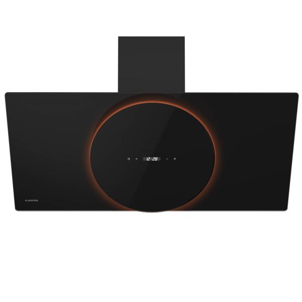 Klarstein Total Eclipse okap/wyciąg, Oświetlenie LED, Dotykowy, 594,2 m³/h, Tryb otwarty/zamknięty