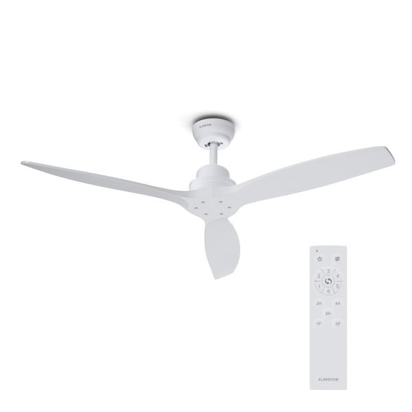 Klarstein Santa Elena 52" wentylator sufitowy, 9060 m³/h, 6 prędkości, pilot zdalnego sterowania