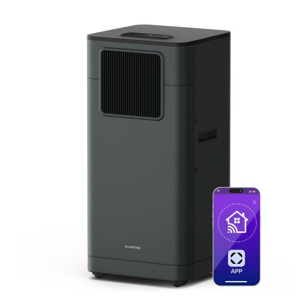 Klarstein Breeze Box 9K Smart PAC klimatyzator przenośny, 3 w 1, inteligentne sterowanie, do 32 m², 24-godzinny timer