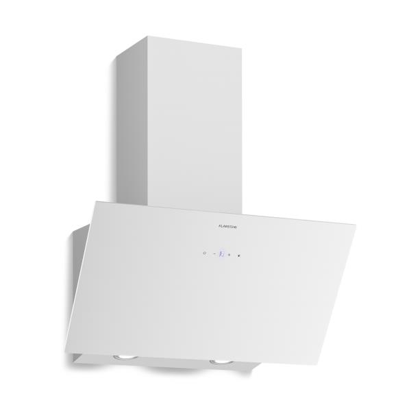 Klarstein Okap skośny Laurel | tryb otwarty i zamknięty | szkło bezpieczne | 417 m³/h | 60 cm