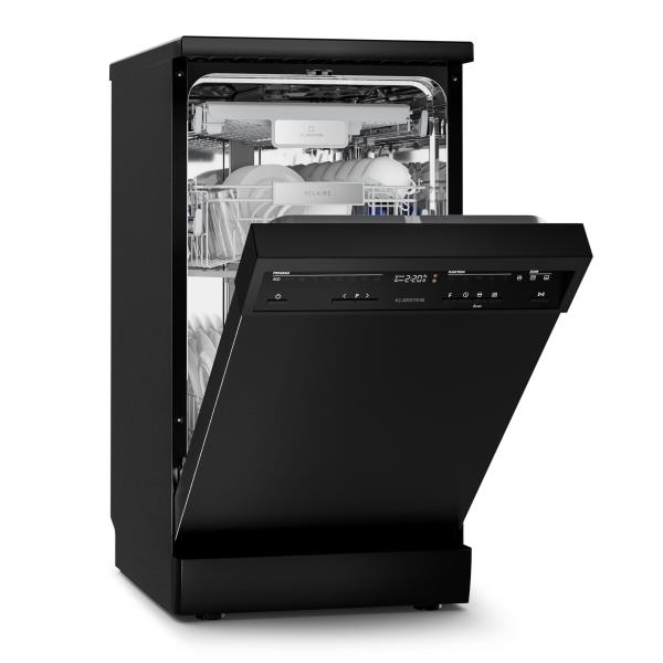 Klarstein Zmywarka wolnostojąca Velaire | Minimalistyczna, Kompaktowa, Elegancka | EEC B | 45 cm