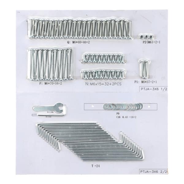 Blumfeldt zestaw śrub - Pantheon Pergola 3 x 6