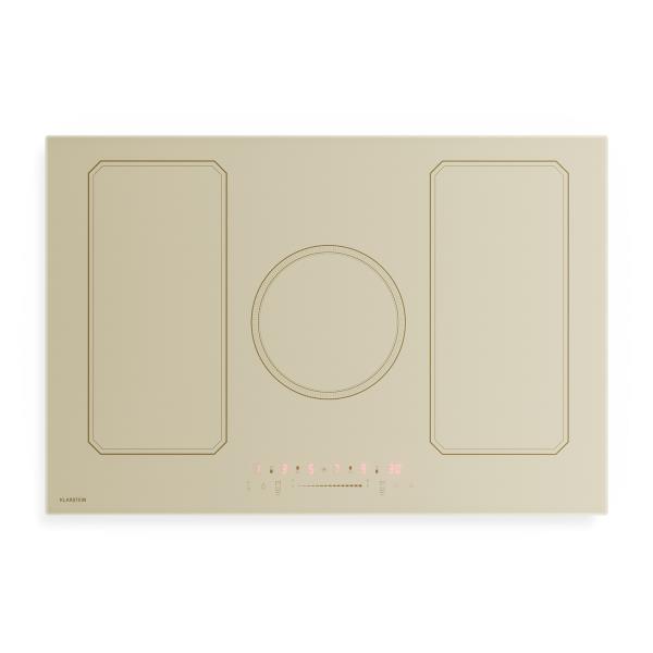 Klarstein Płyta indukcyjna Victoria | 5 stref grzewczych | Estetyka retro | 11500 W | 77 cm