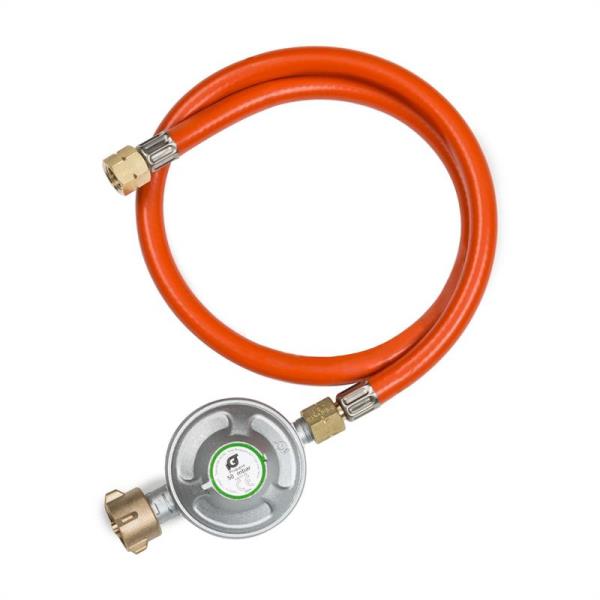 Klarstein Zawór ciśnieniowy + wąż gazowy, 50 mbar, 1/2