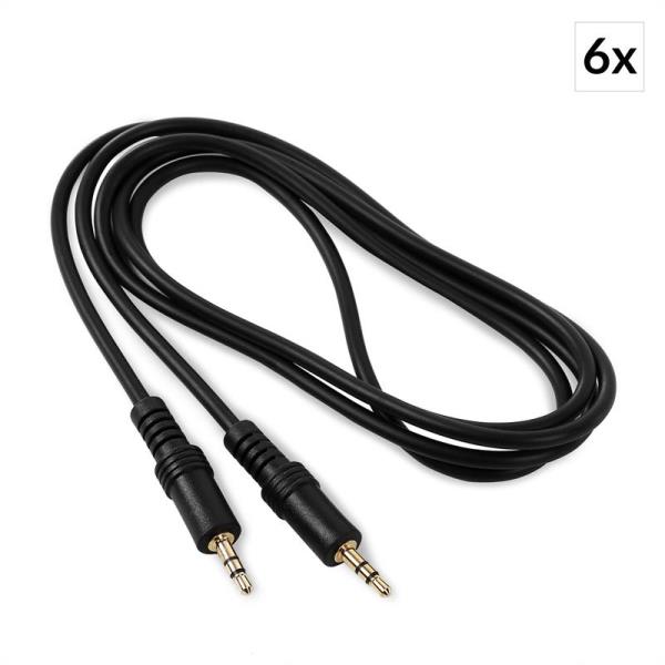 FrontStage 3,5m kabel jack komplet 6 sztuk 1,5m stereo